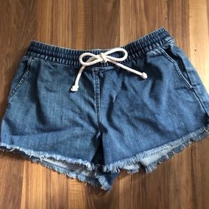 Denim shorts
